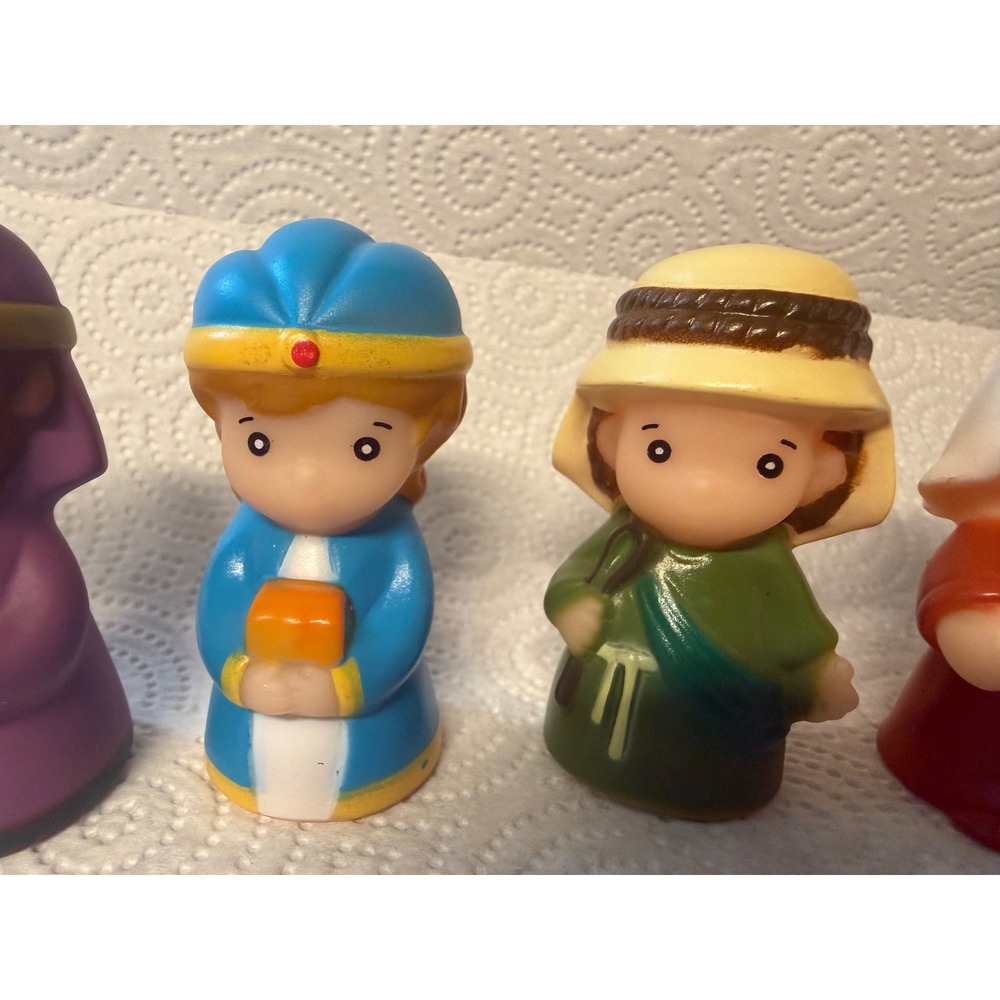 Fisher Price Little People Nativity Three Wise Men Kings Shepherds Figures Lot 5 - Picture 3 of 6